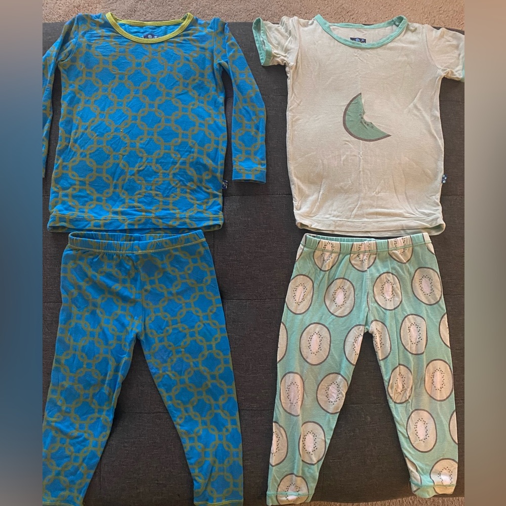 Kickee pant pajama sets. Size 18 - 24 months.